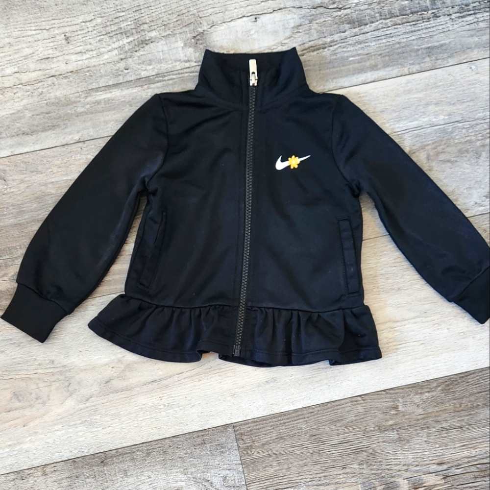 Nike Toddler Girl Black Track Jacket